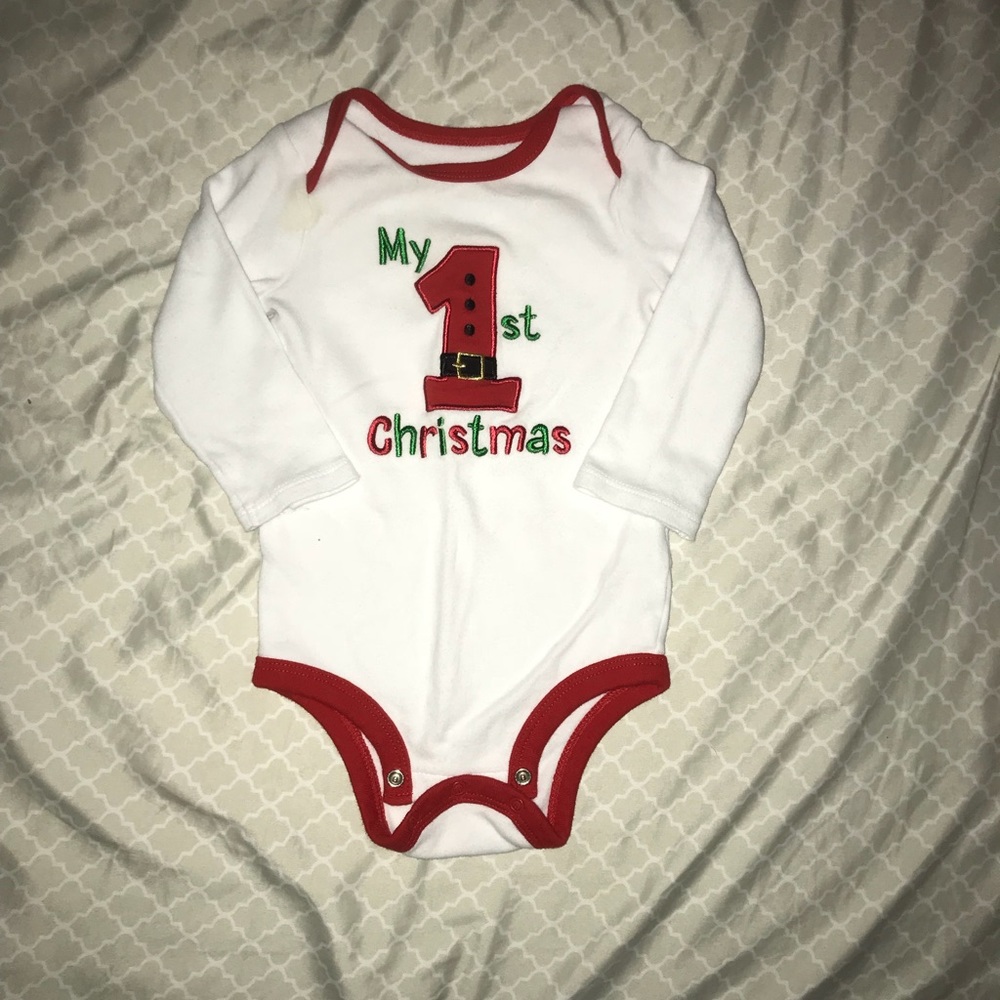 MY FIRST CHRISTMAS ONESIE